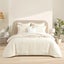 Dakota Jacquard Beige Duvet Cover Set by Renee Taylor Carousel 1