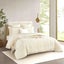 Dakota Jacquard Beige Duvet Cover Set by Renee Taylor Carousel 2