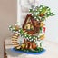 Letsbay 3 in 1 Cherry Blossom Treehouse Building Set for Girls 8-12, Compatible Carousel 4