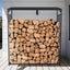 Heavy Duty Outdoor Firewood Storage Rack With Roof Carousel 9