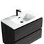 Soho Wall Vanity with Arc Top 800mm - Black Woodgrain Carousel 3