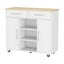 Artiss Kitchen Island Trolley Rolling Serving Cart Storage Drawer Cabinet 100Cm Carousel 1