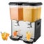 New Commercial Beverage Dispenser 18L x 2 Tanks Cold Juice Ice Drink Dispenser Carousel 1