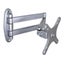 Universal Swivel Wall Mount For Computer Monitors Silver Carousel 1