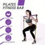Fitness Pilates Bar Kit Resistance Bands Portable Gym Home Workout Equipment Carousel 4