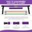 Fitness Pilates Bar Kit Resistance Bands Portable Gym Home Workout Equipment Carousel 8