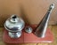 Art Deco Silver-Plated Table Lighter with Conical Snuffer Carousel 3