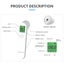Digital Thermometer Infrared Forehead Ear Non-Contact Sinocare ELERA LCD Carousel 3
