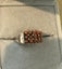 Vintage Zuni Sterling Silver Coral Cluster Ring – Signed Carousel 2