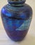 <<< EXQUISITE " GARRY NASH '95 " ART GLASS VASE >>> Carousel 5