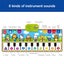 Piano Mat for Toddlers, Musical Keyboard Floor Playmat for Electronic Music Carousel 9