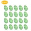 20Pcs Simulation Colorful Plastic Easter-Eggs Bright PlasticEggs Decoration Carousel 1