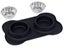 Stainless Steel Pet Bowl - with Non Spill Skid Resistant Silicone Mat Carousel 2