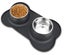 Stainless Steel Pet Bowl - with Non Spill Skid Resistant Silicone Mat Carousel 3