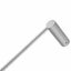 Knurled Brushed Nickel Single Towel Rack Rail 600mm Carousel 7