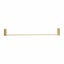 Single Towel Rack Rail 600mm Knurled Brushed Yellow Gold Carousel 6