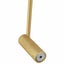 Single Towel Rack Rail 600mm Knurled Brushed Yellow Gold Carousel 9