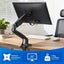 Monitor Riser Stand Single Arm Gas Spring Holder 13-32Inch Carousel 4