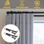 2 Pack Curtain Rod Brackets for Walls, Curtain Rod Holder, Drapery Rod Hold Carousel 5