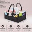 Baby Diaper Caddy Organizer Nursery Basket Set Baby Basket Gift Registry Ba Carousel 5