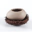 Easter Ostrich Egg Shaped Dessert Bowl, Brown Egg Dinner Bowl Ceramic Cerea Carousel 7