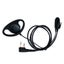 TECHOMAN Earpiece D Type with Lapel Microphone for UNIDEN Walkie Talkies Carousel 1