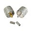 TECHOMAN PL259 Crimp Plug RG174 , RG316 , RG-174 , RG-174 Coaxial Cable Carousel 1