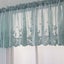 Floral Lace Curtain, Lightweight Lace Window Curtain - Rod Pocket Light-Fil Carousel 4