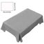Faux Linen Small Rectangle Tablecloth for Kitchen Dining Room,Outdoor Coffe Carousel 3
