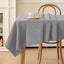 Faux Linen Small Rectangle Tablecloth for Kitchen Dining Room,Outdoor Coffe Carousel 4