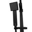 Vogue Slide Shower - Rain Head Square - Black Carousel 4