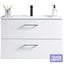 NOVO Wall Vanity With Classic Top 800mm - White Carousel 1