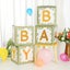 Toys Baby Boxes with Letters for Baby Shower, 4 Transparent Balloon Boxes w Carousel 7