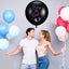 Gender Reveal Balloons, 2pcs 36 inch Large Baby Boy or Girl Balloons with P Carousel 4