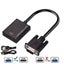 VGA male to HDMI output 1080P HD + audio TV AV video cable converter adapte Carousel 3