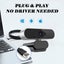 4K Auto Focus USB Webcam: Plug & Play Computer Camera with Noise-Canceling Carousel 4