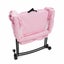 Luna Portable Compact Folding Baby Bassinet with Canopy and Locking Wheels Carousel 11