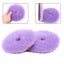 5.5 inch Purple Wool Polishing Pad Car Paint Polishing for Buffer Polisher Carousel 6
