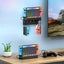 Switch Wall Mount Fit for Nintendo Switch/OLED with RGB Light, Game Storage Carousel 6