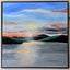 374 Sunset in Shetland 620 mm x 620 mm Oil Painting in Frame Carousel 1