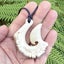 Large Deer Antler Matau Pendant by Don Campbell Carousel 4