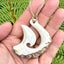 Large Deer Antler Matau Pendant by Don Campbell Carousel 3