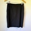 Acne Size 34 Black Wool Pencil Skirt Carousel 1