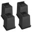 Bed Furniture Risers 4 Inch Lift, Heavy Duty Stackable Bed Elevators for Ta Carousel 1