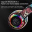 Cool Graffiti LED Wireless Gaming Headset - Bluetooth 5.1 Over-Ear Headphon Carousel 8