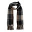 Elosung Striped Dark Brown Plaid Heated Scarf Electric Warming Winter Outdoor Es Carousel 8