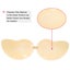 Women's Strapless Push Up Invisible Sticky Bra Silicone Reusable Self Adhes Carousel 5