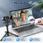 4K Webcam with Microphone, Plug & Play Computer Camera with Auto Focus and Carousel 9