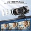 4K Webcam with Microphone, Plug & Play Computer Camera with Auto Focus and Carousel 7