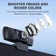 4K Autofocus Computer Webcam: Plug & Play Computer Camera with Noise-Cancel Carousel 8